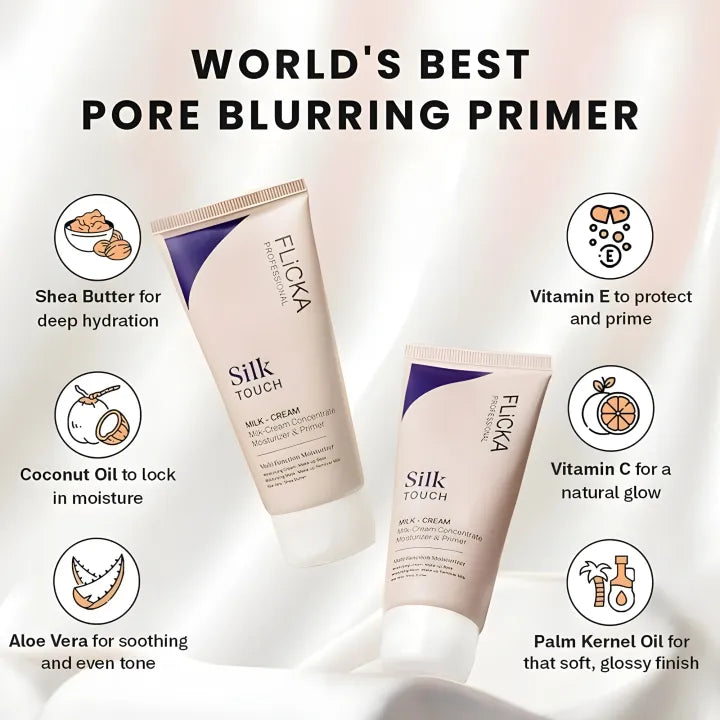 Flicka Silk Touch l Concentrate - Primer and Moisturizer