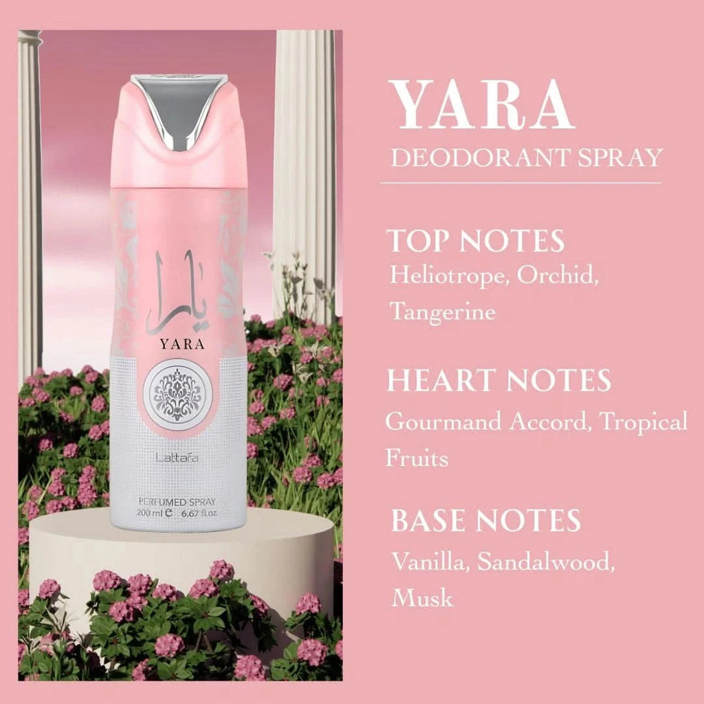 Lattafa Yara Women Perfumed Body Spray 200ml