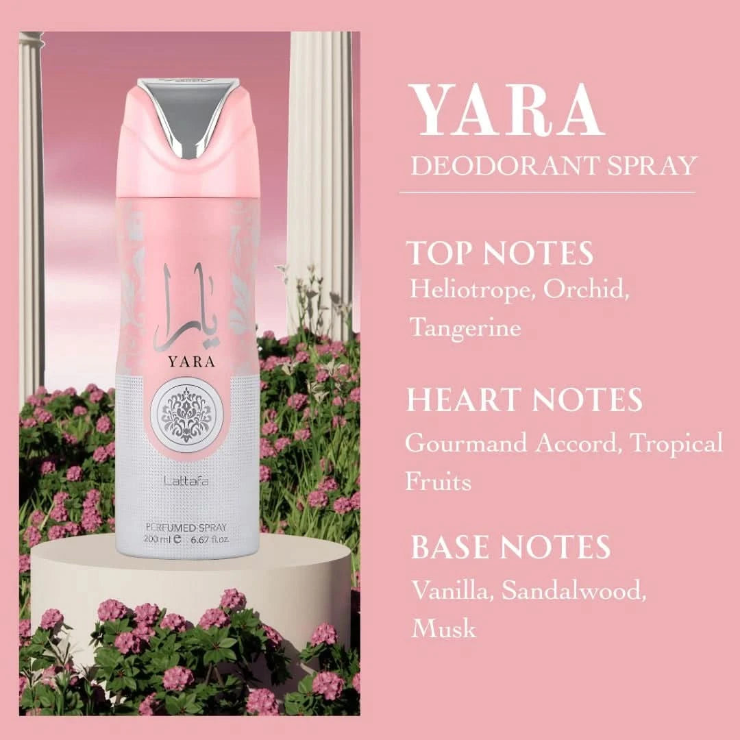 Lattafa Yara Women Perfumed Body Spray 200ml
