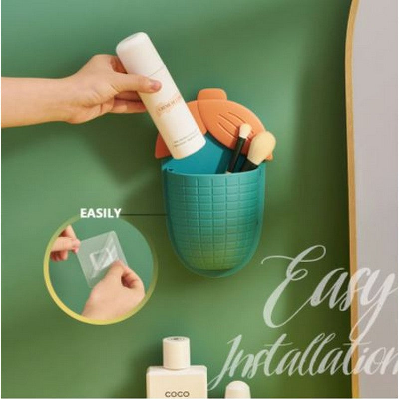 Wall Mounted Corn Shape Storage Box - Bathroom Storage Shelf - Wall Mounted Shelf Adhesive Hanger Organizer Remote Control Holder Home Decor